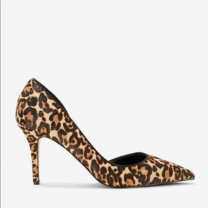 WHBM ELLA HAIRCALF D’ORSAY PUMPS